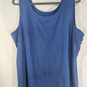 CJ Banks Royal Blue Tank Top